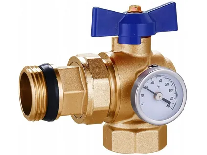 Sarok golyóscsap 1", kék